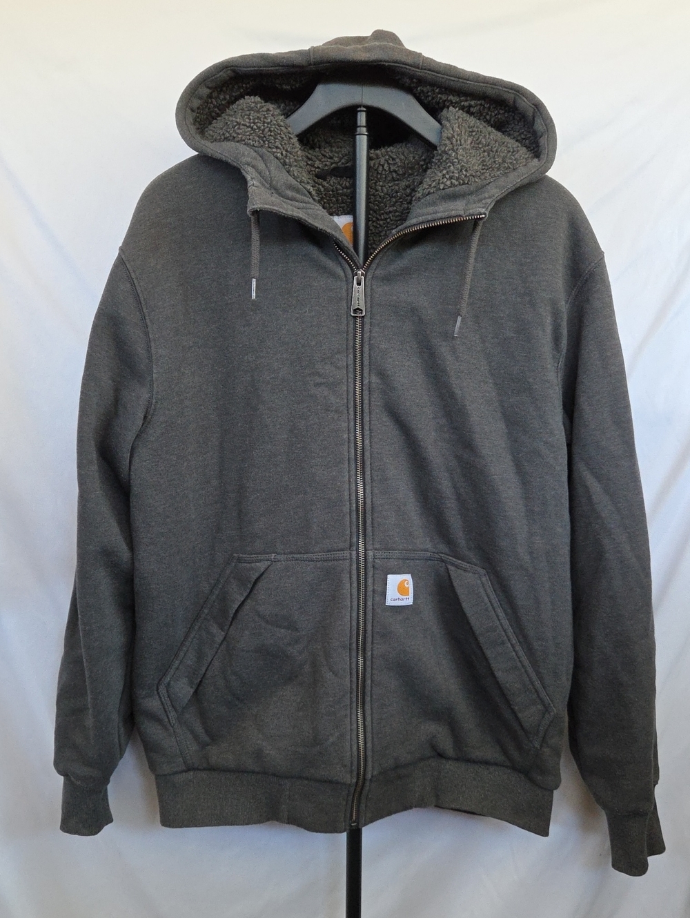 Carhartt Men's Rain Defender Sherpa-Lined Full-Zip Hoodie